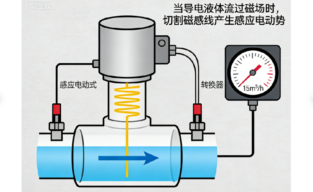 藏在水管里的磁場魔法：一文看懂電磁流量計的核心邏輯
