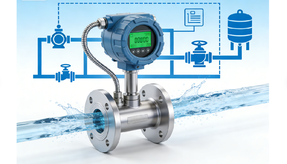 法蘭夾裝渦街流量計：水務(wù)系統(tǒng)的便捷安裝與高效測量之選