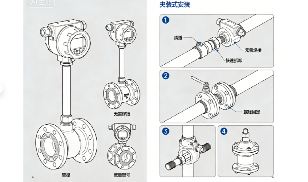 渦街流量計在水務(wù)行業(yè)的溫度壓力補(bǔ)償技術(shù)解析