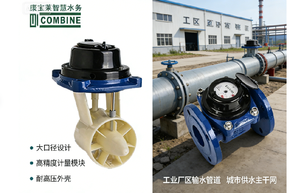 螺翼式水表技術(shù)特性與大流量場景應(yīng)用指南