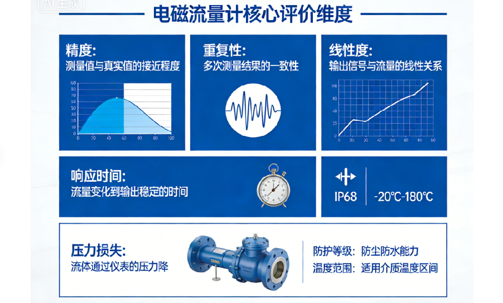 電磁流量計的核心評價維度有哪些？